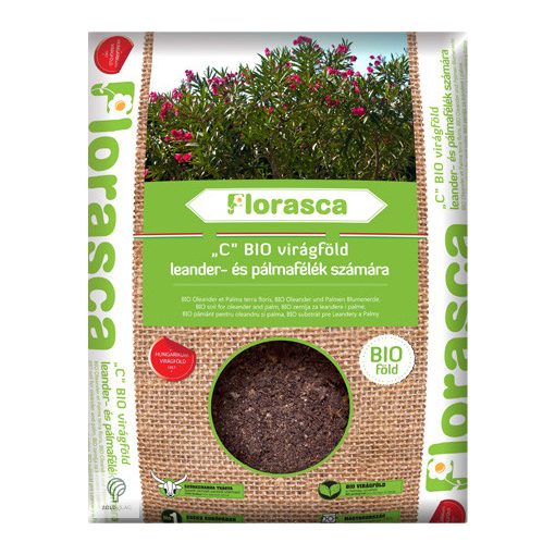 Leander- és pálmaföld (Florasca bioföldkeverék  20 liter)